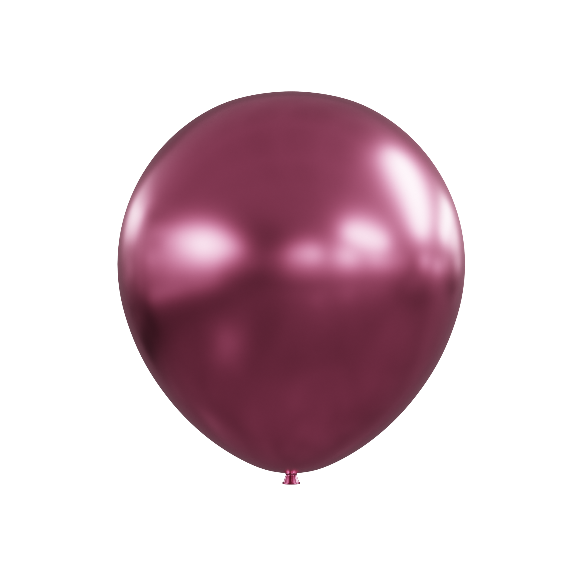 5” Latax Balloon —Chrome Rose Red