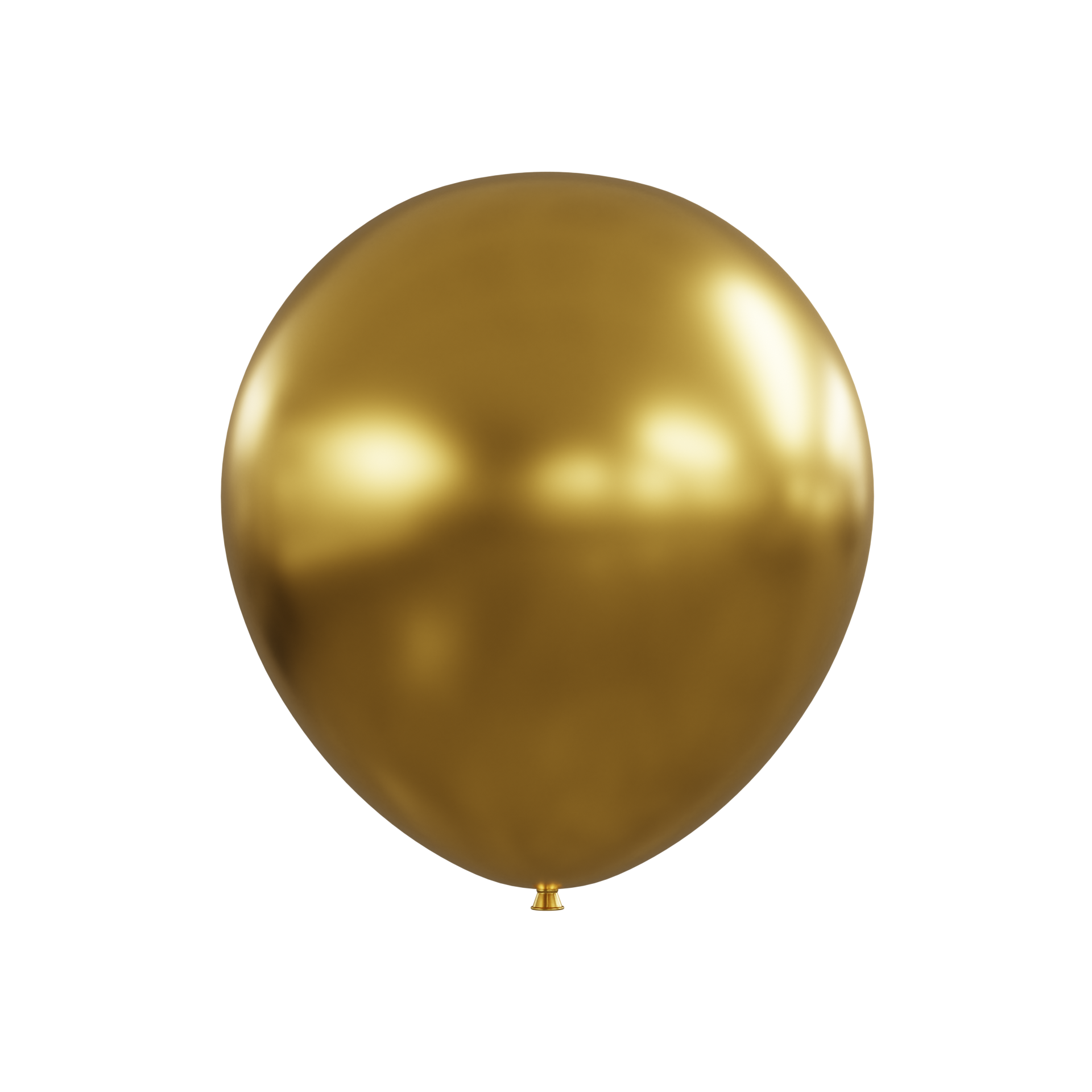 5” Latax Balloon —Chrome Deep Gold