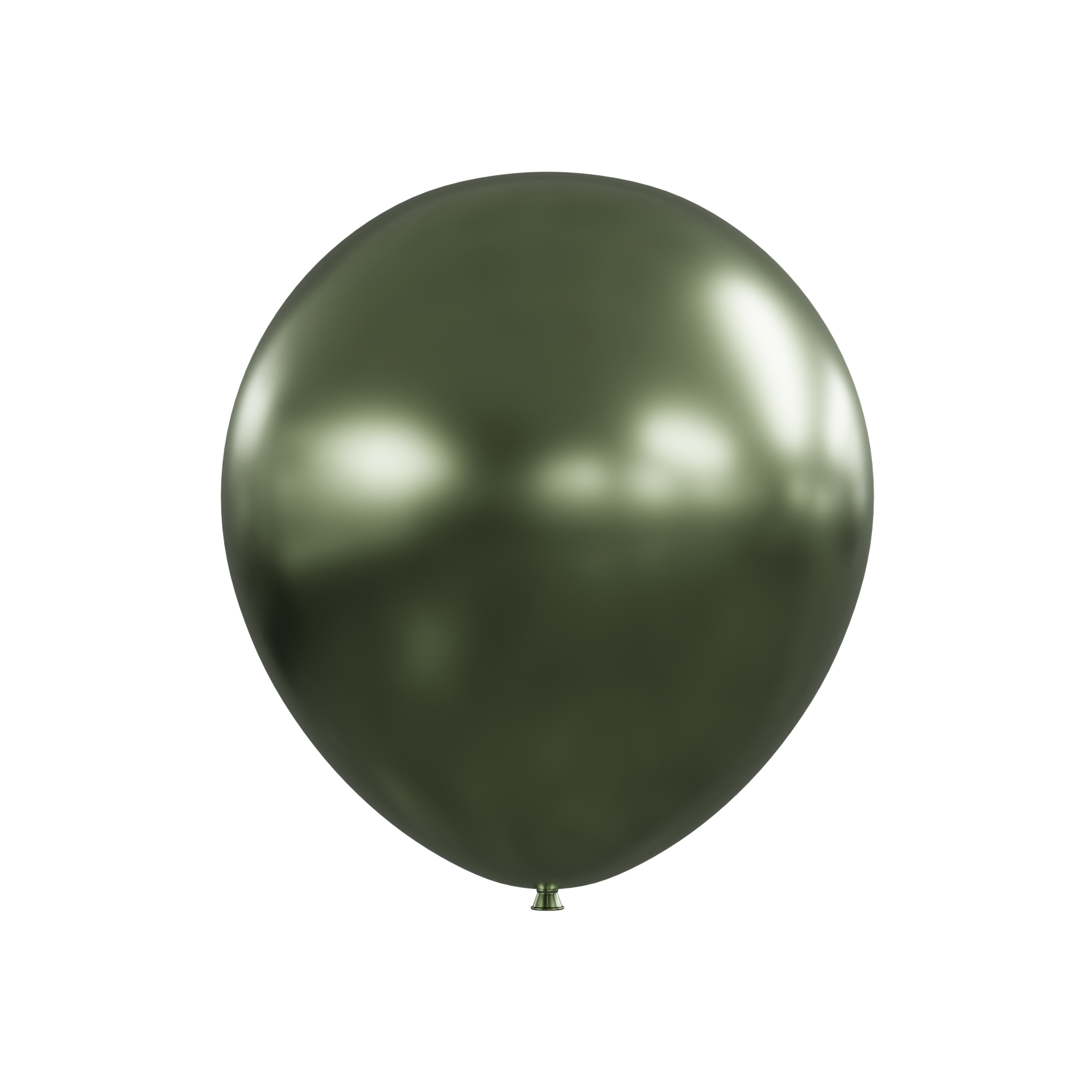 5” Latax Balloon —Chrome Dark Green