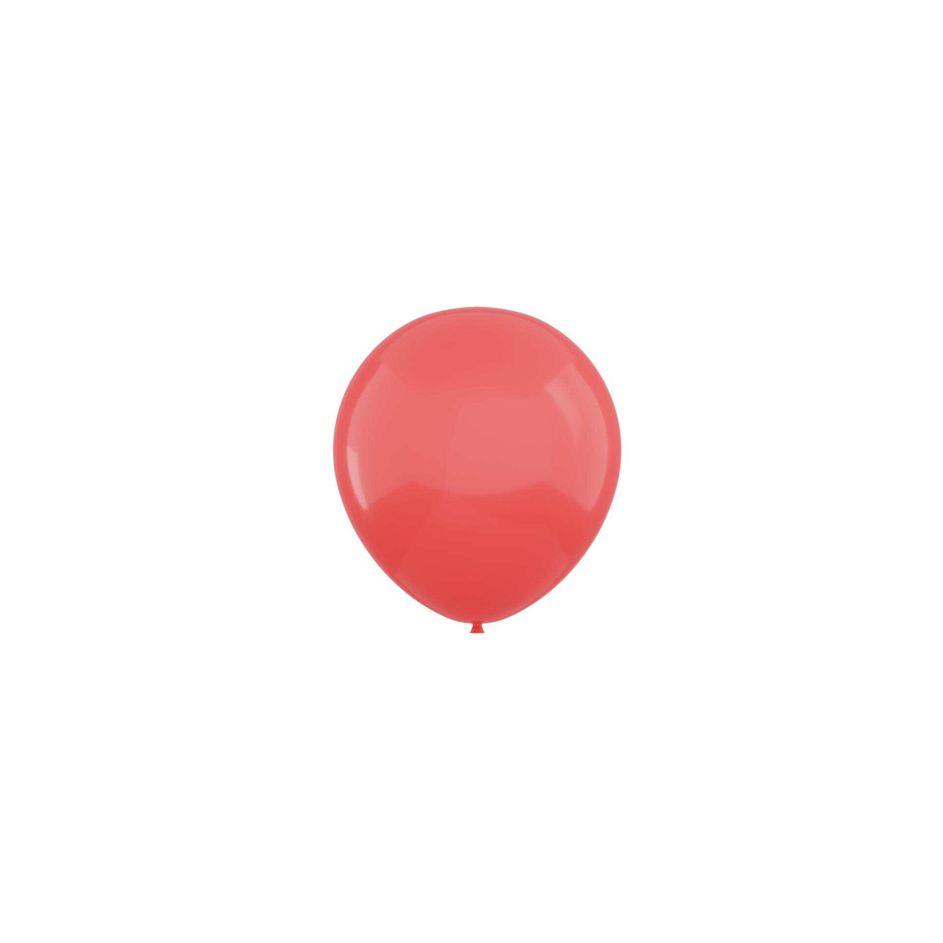 5” Latex Balloon —Macaron Red