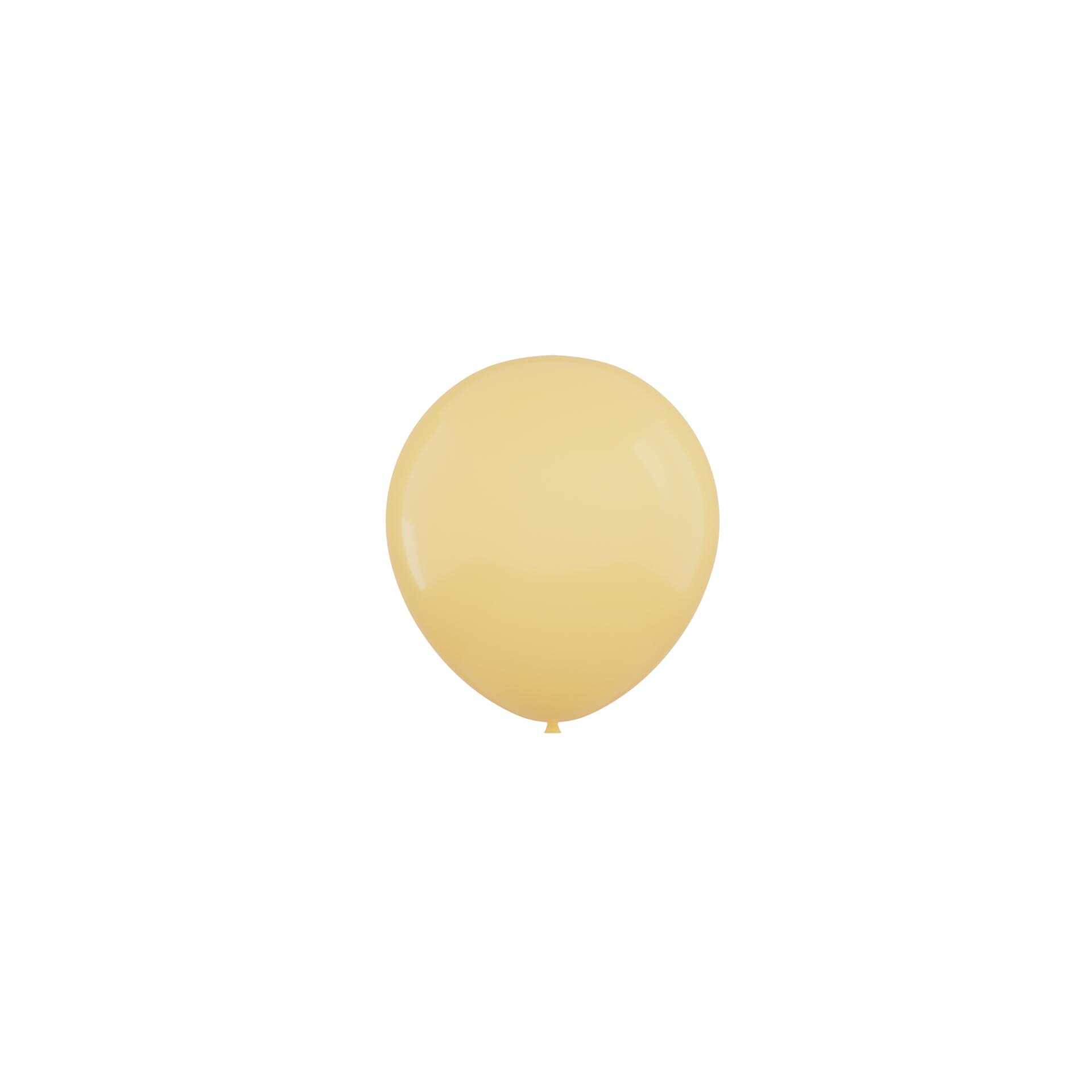 5” Latex Balloon —Macaron Yellow