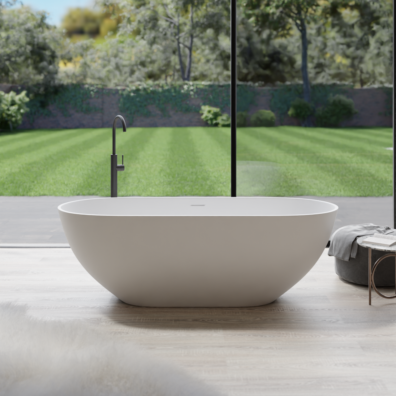 Acrylic Bathtub Artificial Stone Bathtub Transparent Bathtub Hot Tub Swim SPA