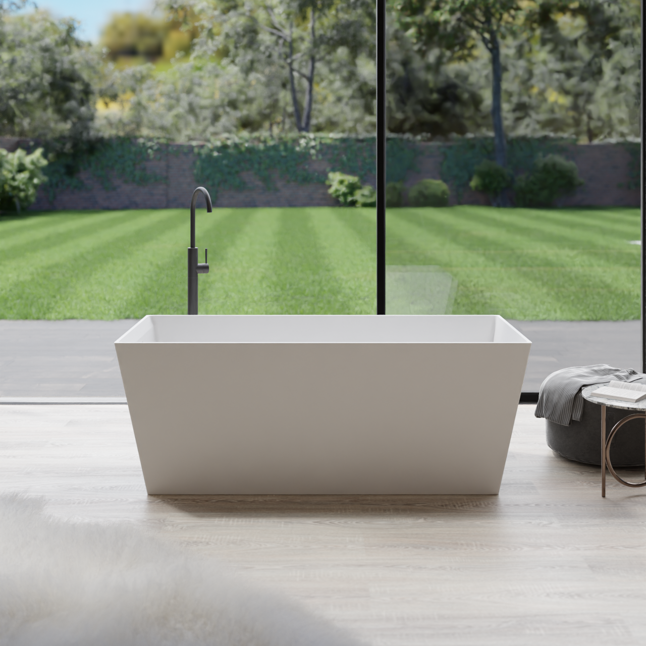 Acrylic Bathtub Artificial Stone Bathtub Transparent Bathtub Hot Tub Swim SPA