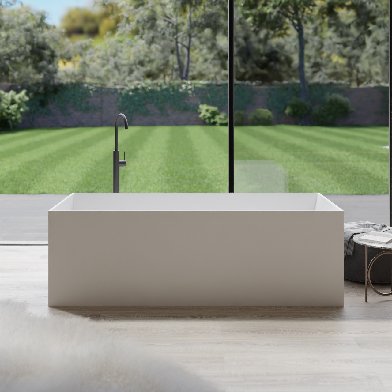 Acrylic Bathtub Artificial Stone Bathtub Transparent Bathtub Hot Tub Swim SPA