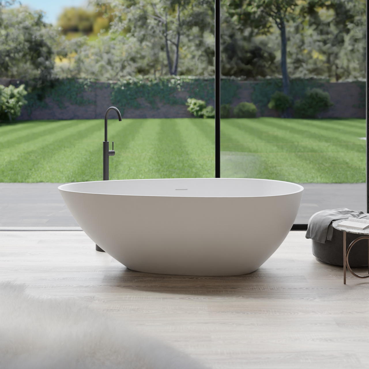 Acrylic Bathtub Artificial Stone Bathtub Transparent Bathtub Hot Tub Swim SPA