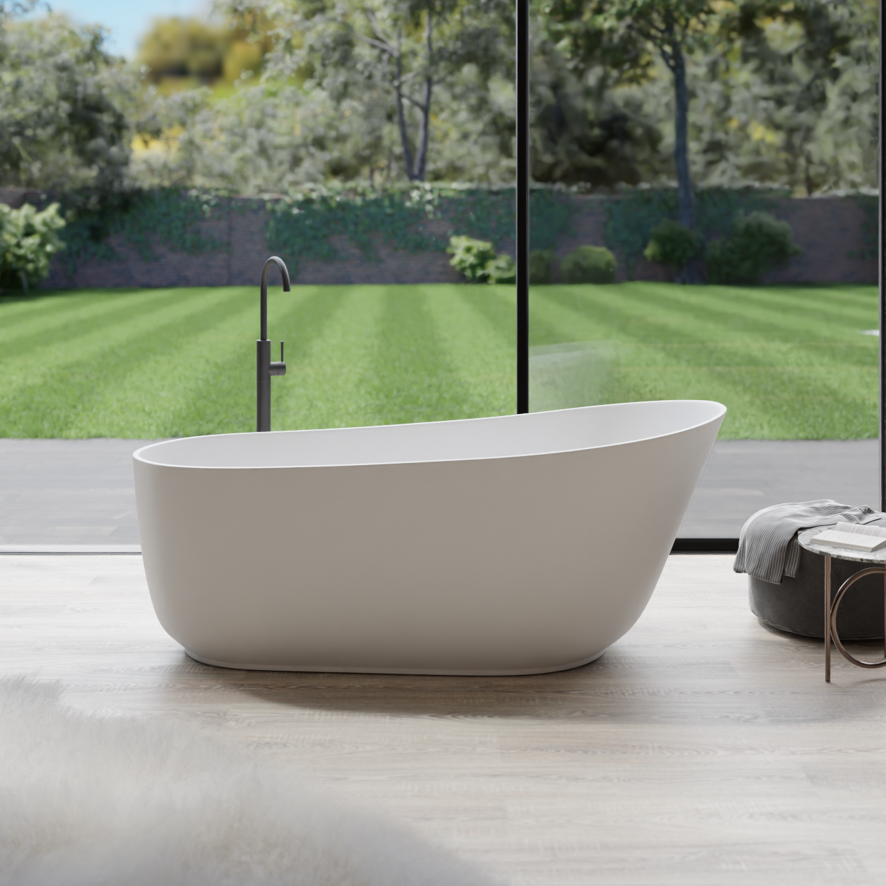 Acrylic Bathtub Artificial Stone Bathtub Transparent Bathtub Hot Tub Swim SPA