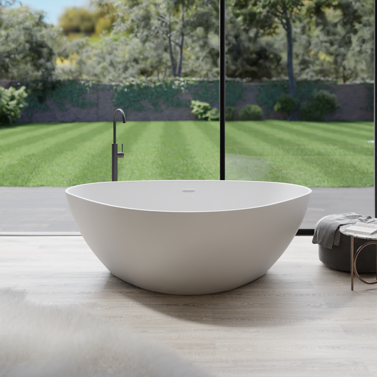Acrylic Bathtub Artificial Stone Bathtub Transparent Bathtub Hot Tub Swim SPA
