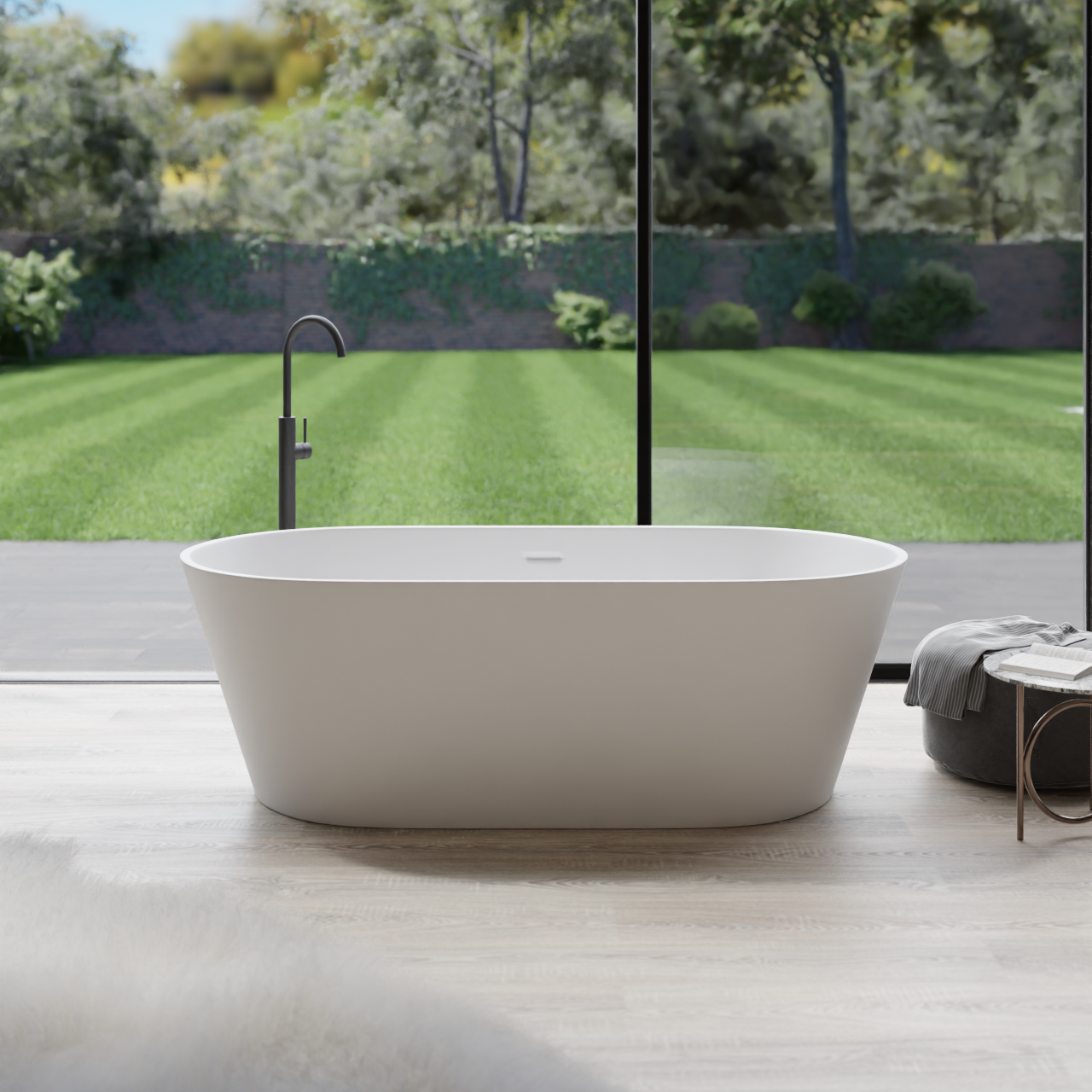 Acrylic Bathtub Artificial Stone Bathtub Transparent Bathtub Hot Tub Swim SPA