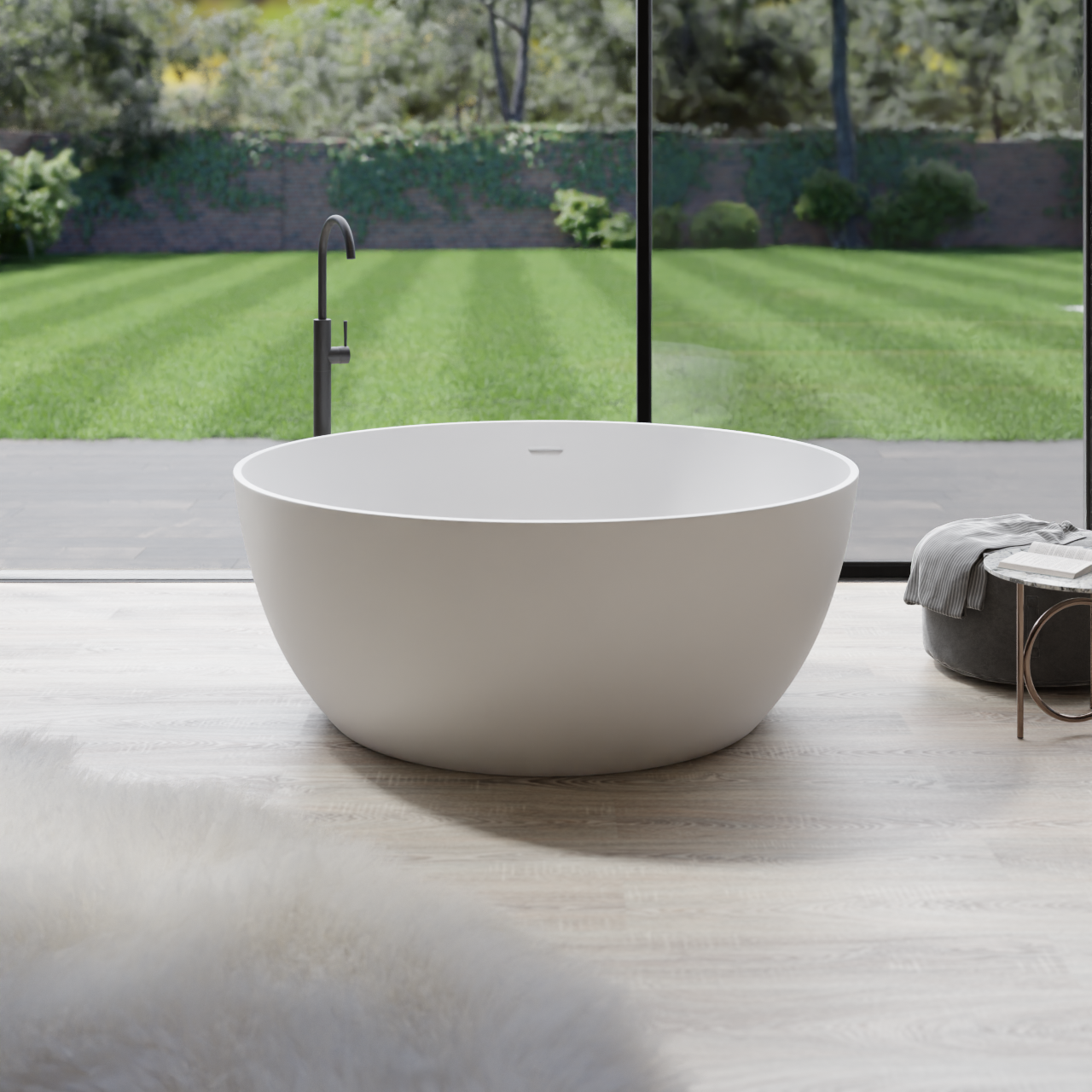 Acrylic Bathtub Artificial Stone Bathtub Transparent Bathtub Hot Tub Swim SPA