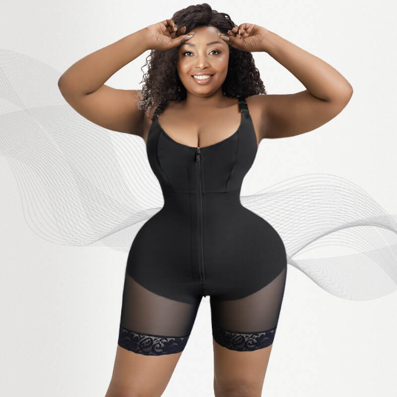 Medical-Grade Fajas Body Shaper for Women - Abdominal Compression & Round Hip Enhancement