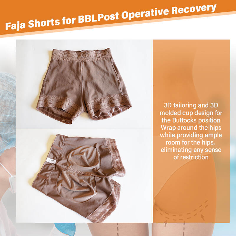 BBL recovery shorts, Post op faja shorts, Butt lifting shorts, Post operative shorts for butt enhancement