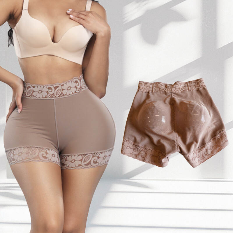 BBL Recovery Shorts with 3D Buttocks Cups 4 Steel Bones Anti-Curl