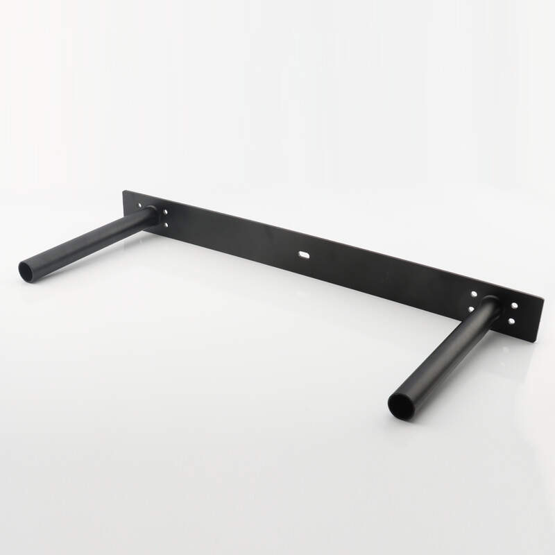 Heavy duty black metal shelf support, 450mm wall mount invisible shelf, 18 inch stainless steel floating shelf, Durable cold rolled steel support, Black metal 16*150mm shelf bracket