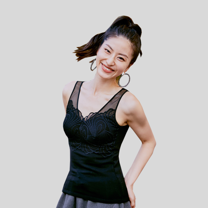 Women's Thermal Fleece Lined Vest - Double-Layer Brushed Fabric