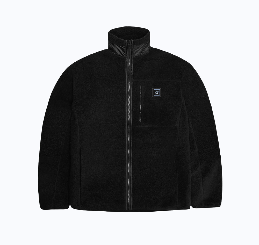 Heated fleece jacket