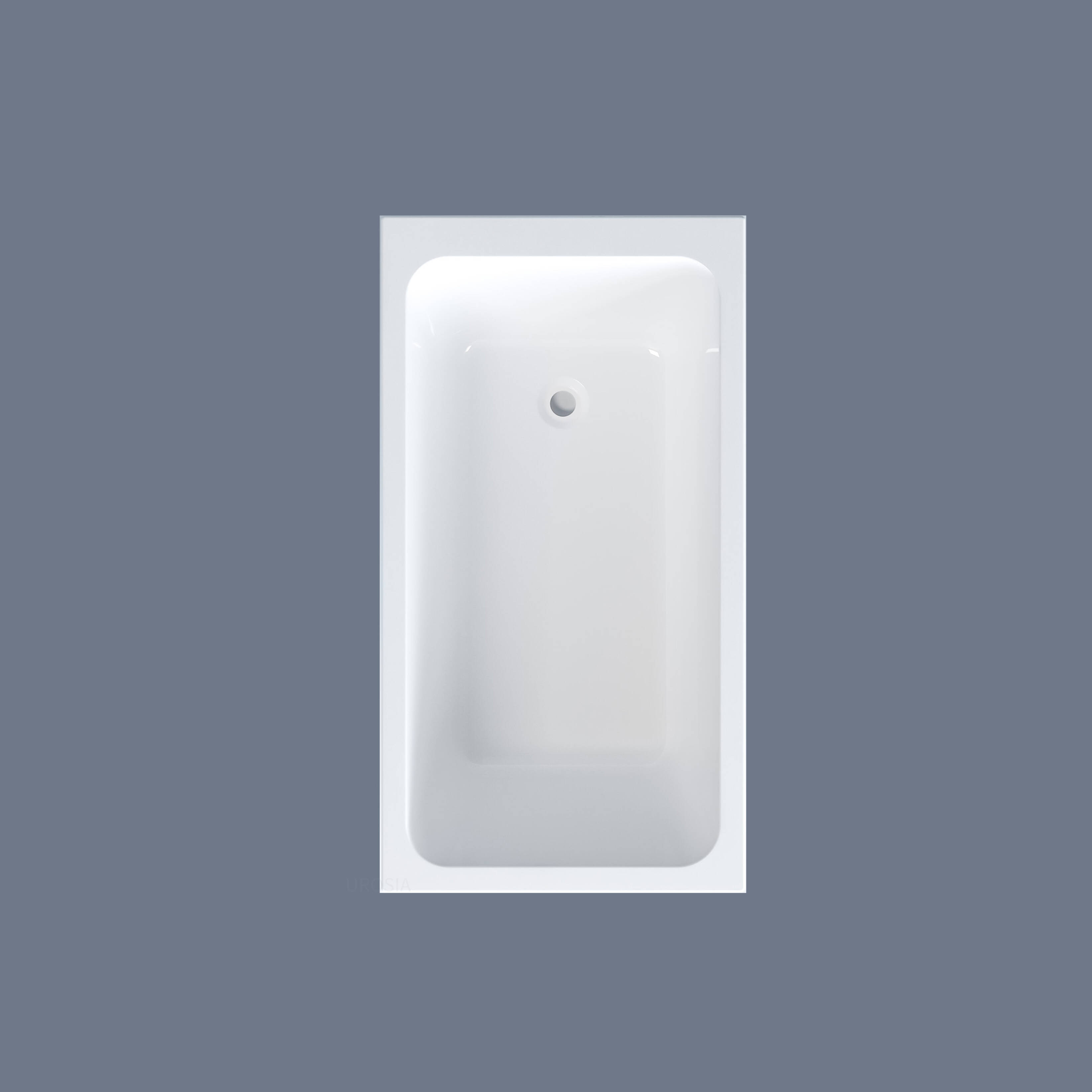 Acrylic Rectangular Embedded Soaking Bathtub for Relaxing Whirlpool Bathing Experience