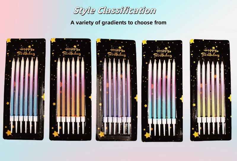 Spray Paint Multi-Color Gradient Candle