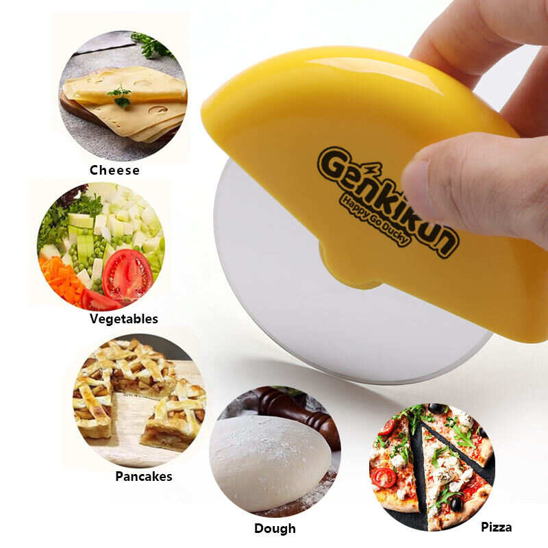 Pizza Cutter Mini Plastic Pizza Cutter Wheel