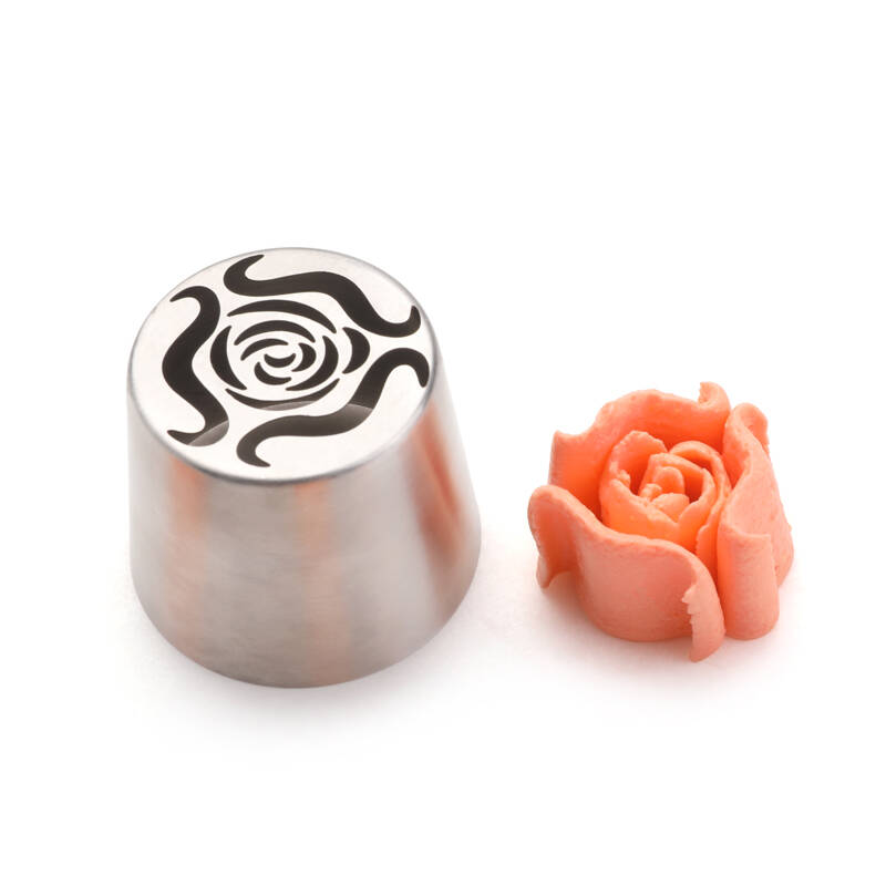 Extra Large Stainless Steel Flower Russian Piping Tips , Icing Tips For ...