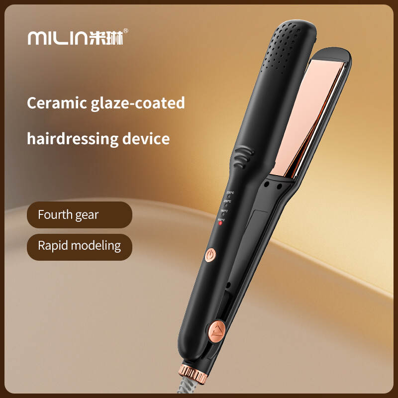 Milin T9 ceramic glaze coated hair straightener