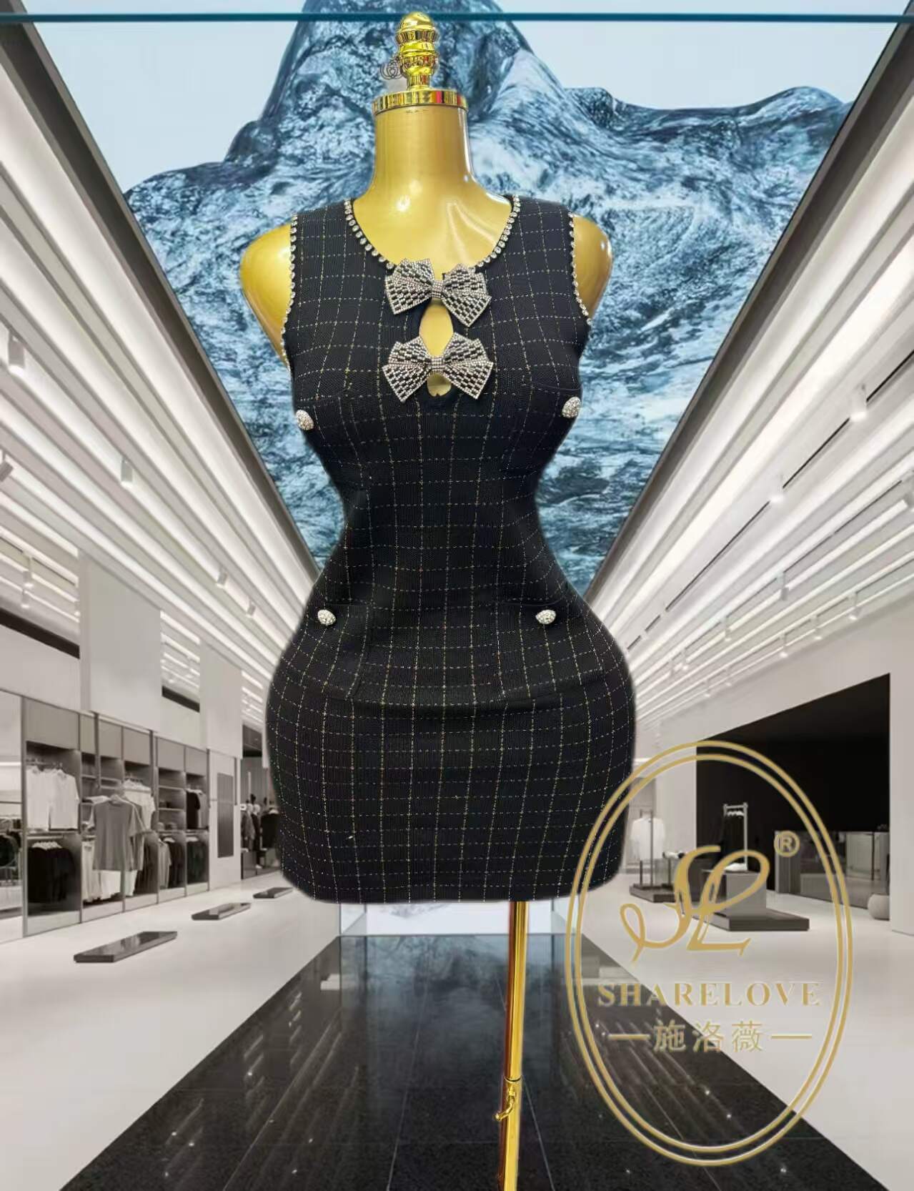 vestido de punto