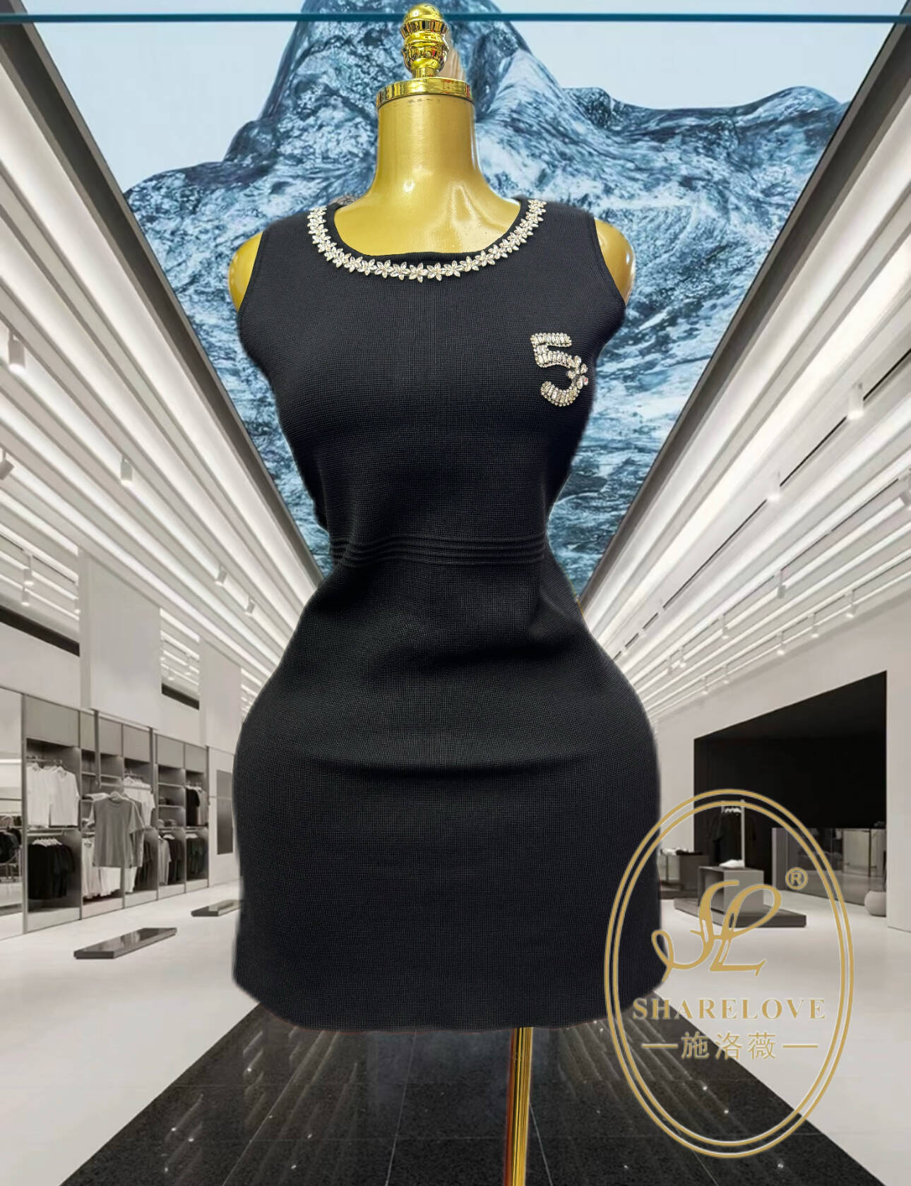 vestido de punto