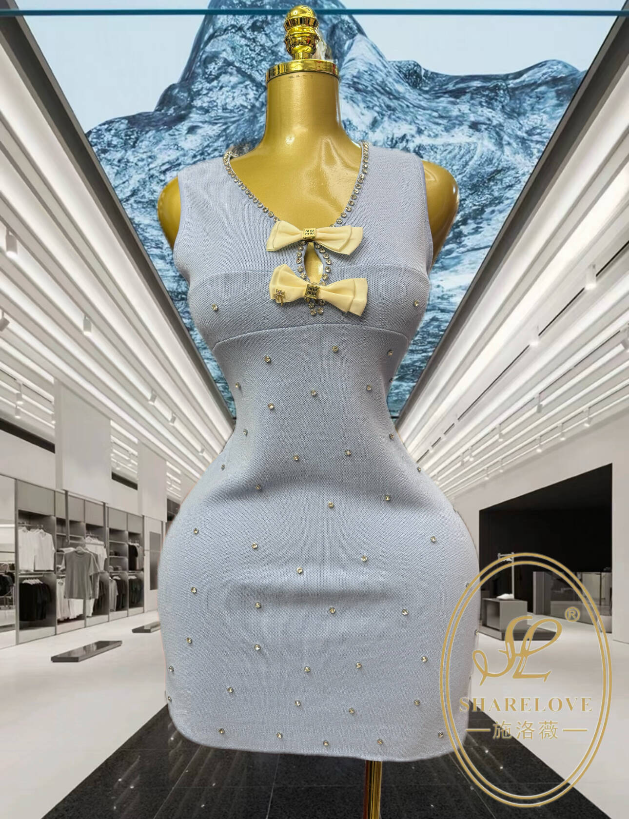 vestido de punto
