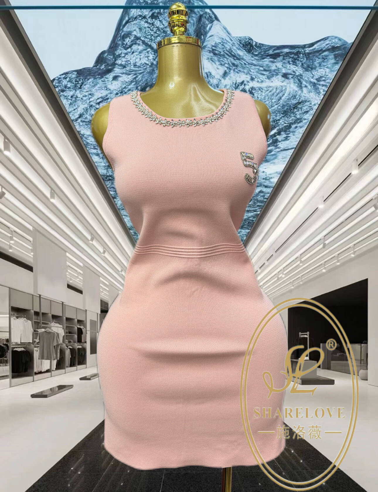 vestido de punto