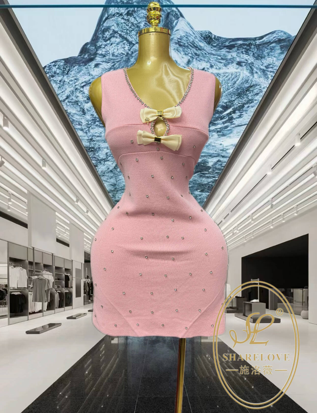 vestido de punto