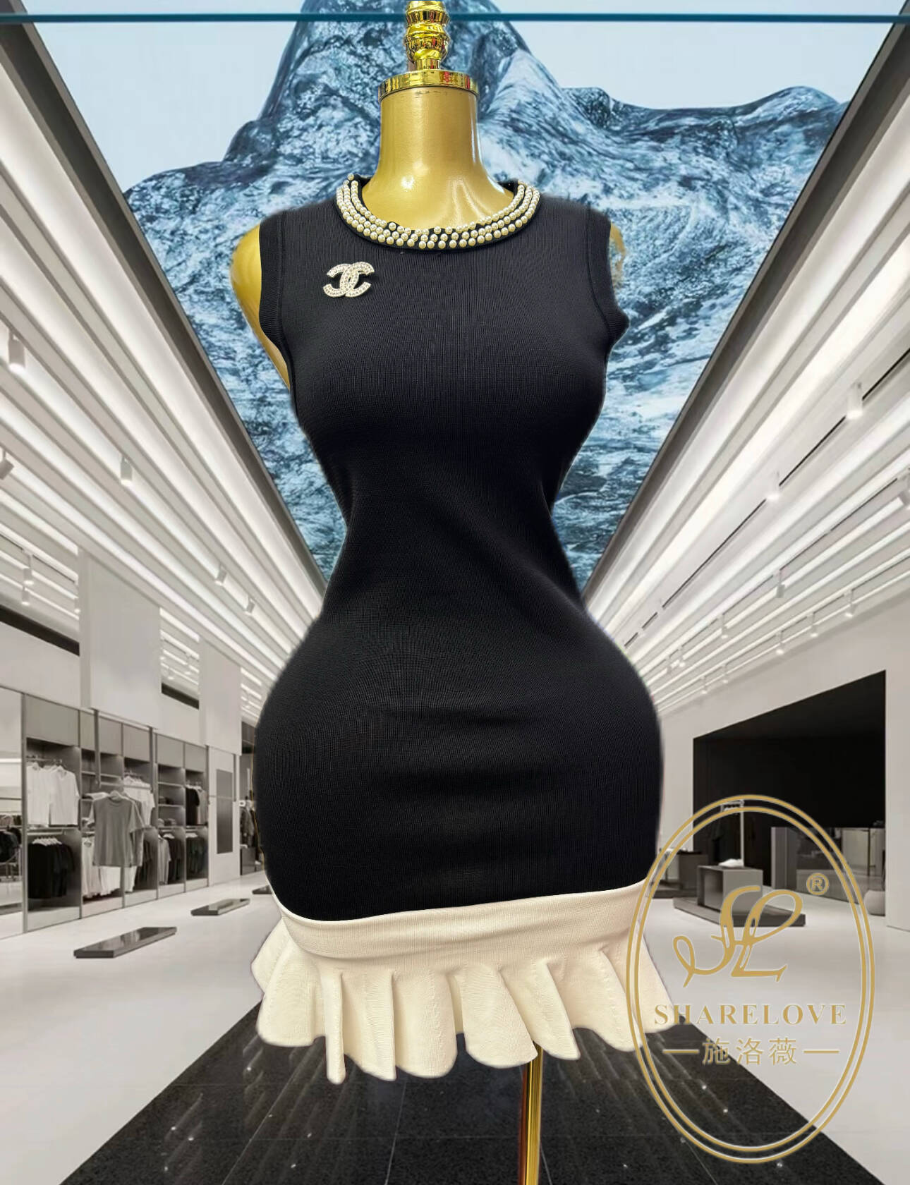 vestido de punto