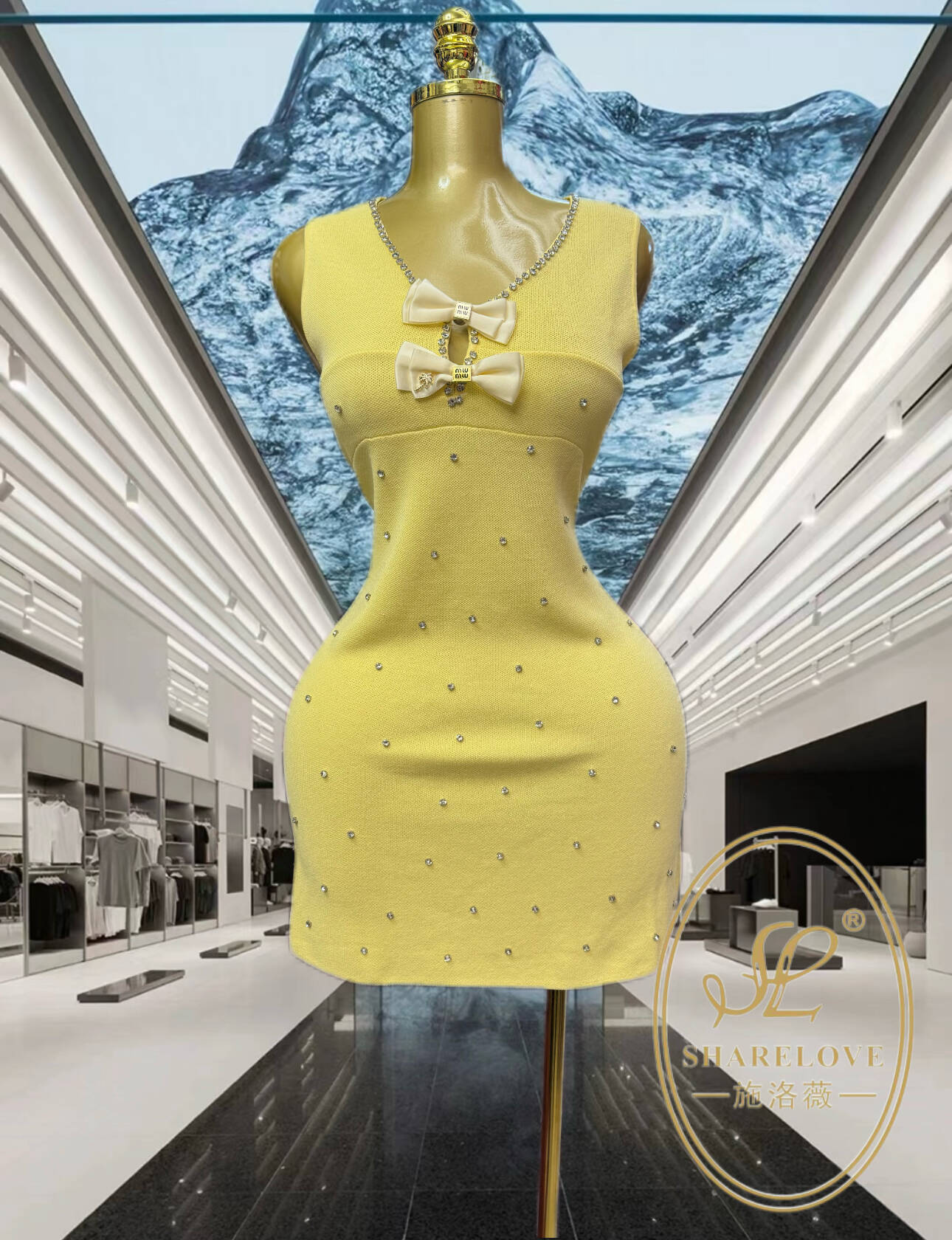 vestido de punto