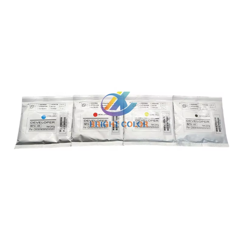 Sale a Good Price Developer ，Manufacture Color NPG46 ，Compatible for Canon IRC5030 IRC5035 IRC5045， IRC5051 IRC5240 IRC5245 IRC5250 IRC5255 Spare Parts Powder toner ，Printer Printing Developer for Canon CMKY four Color copier Developer toner Factory.Printing copying Toner Cartridges Developer Manufacturers，compatible and Original Developer Toner powder copier spare parts Printer Parts Accessories Wholesalers.
