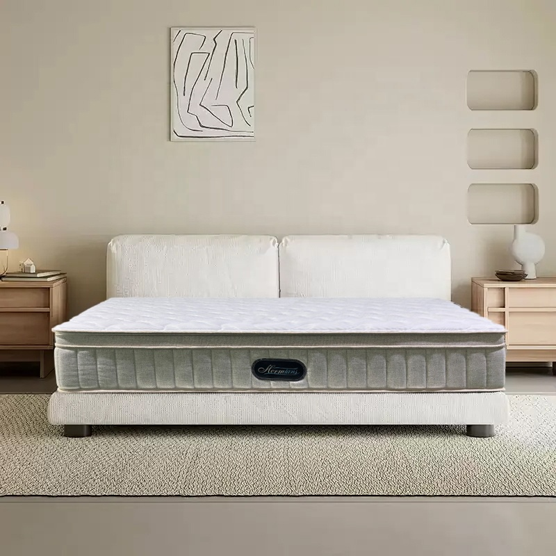 Luxury Hybrid King Size Pocket Spring Mattress  Home Furniture for Bedroom
