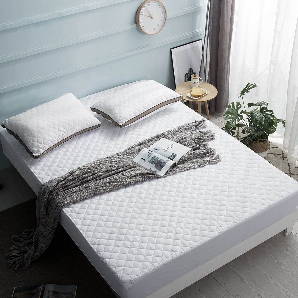 Hotel Waterproof Bedspread Quilted Mattress Protector
