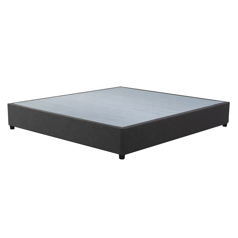 Queen Size Wooden Upholstered Platform Bed Frame Bed Base