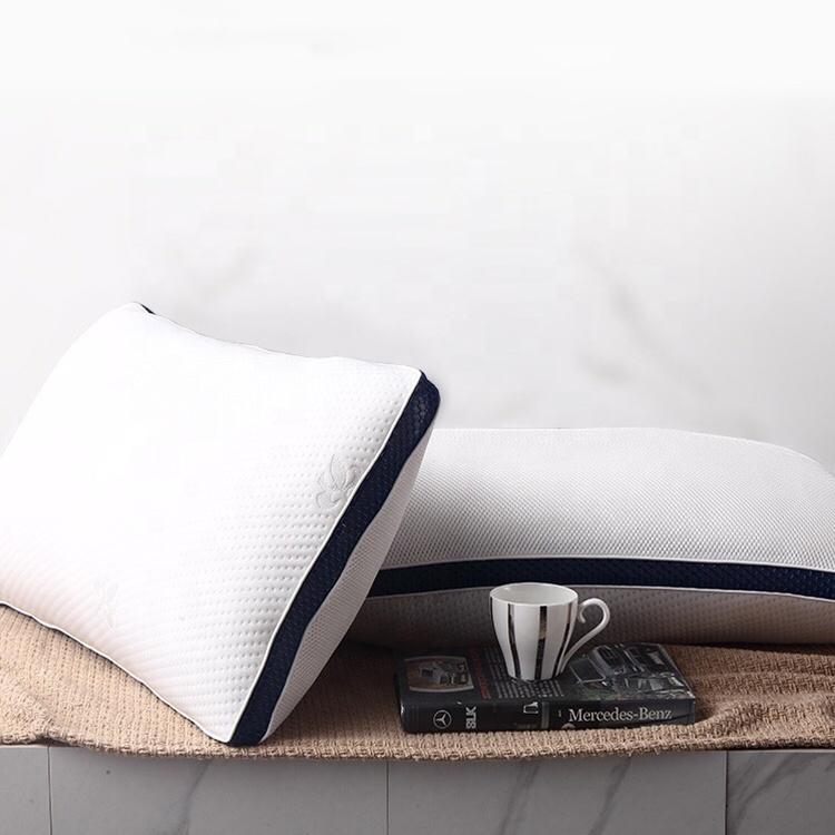 Orthopedic Sleeping Bamboo 3D Fabric Microfiber Neck Pillow