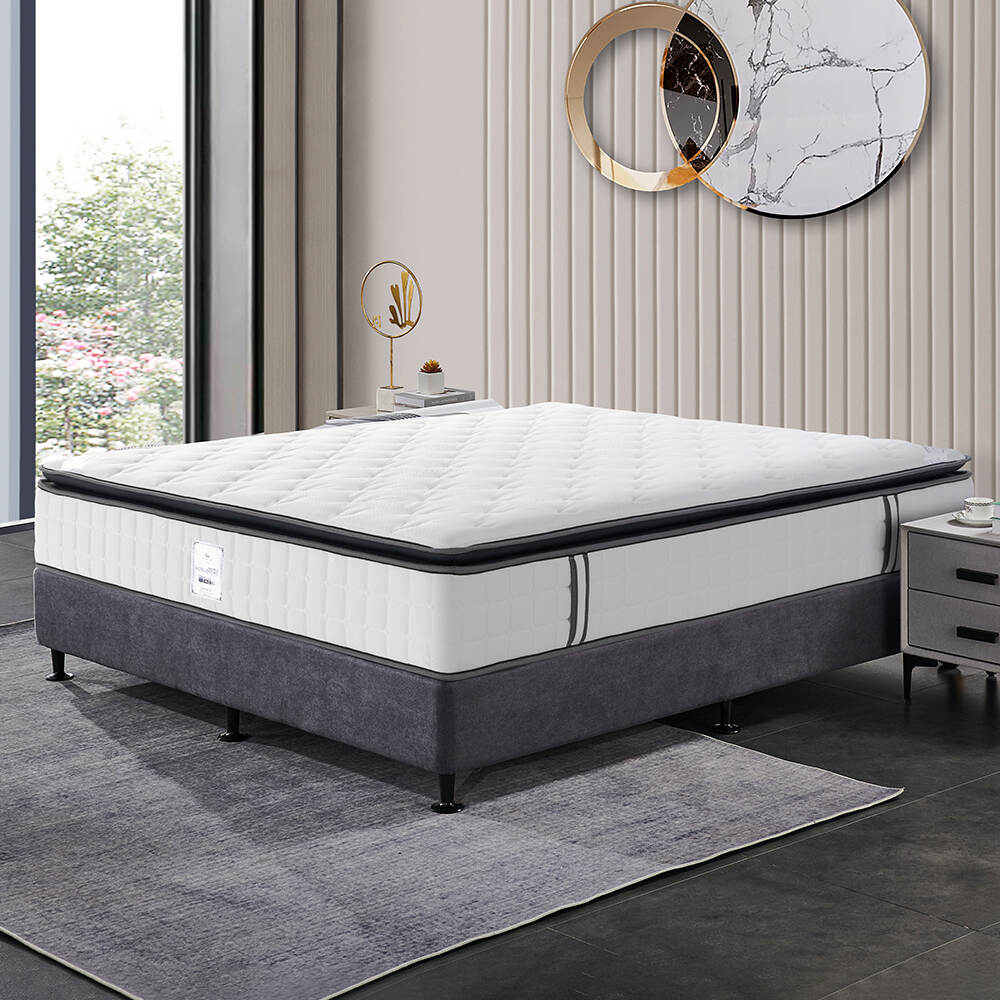 Pillow Top Queen Size Hotel Double Pocket Spring Mattress