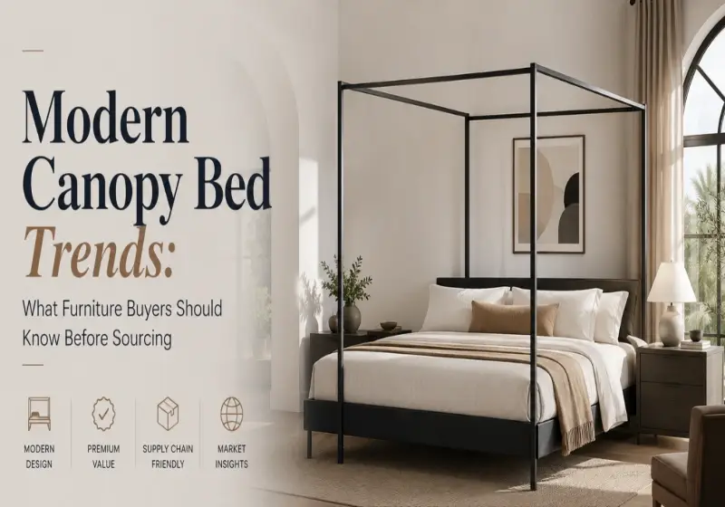 Modern Canopy Bed Trends: What Furniture Buyers Should Know Before Sourcing？