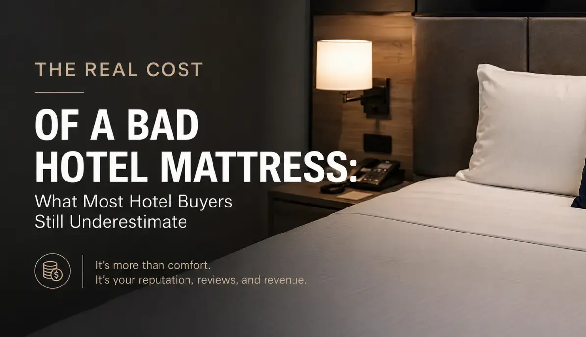 The Real Cost of a Bad Hotel Mattress: What Most Hotel Buyers Still Underestimate