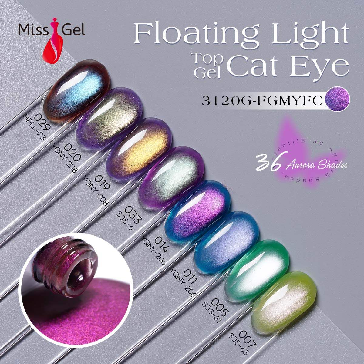 Private Label Magnetic Cat Eye Top Gel | Wholesale TPO-Free & HEMA-Free ...