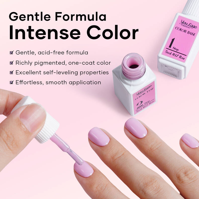 Wholesale 2-in-1 Color Base & Top Gel Set | OEM Gel Manufacturer