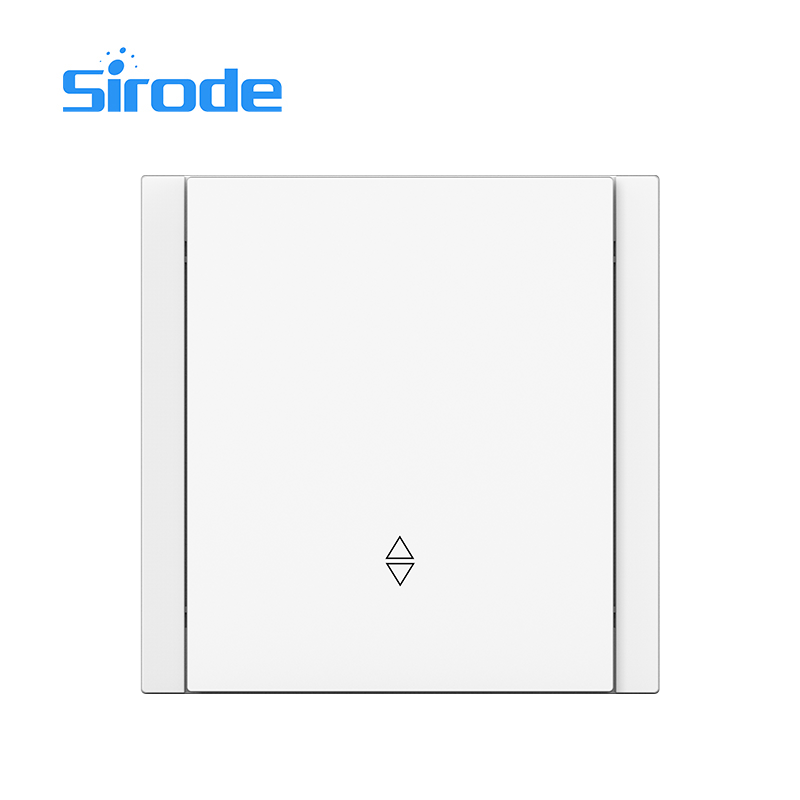 Europe Standard 86*86mm 10A Large Plate Design 250V Electrical 1 Gang 2 Way Wall Light Switch For Home-copy