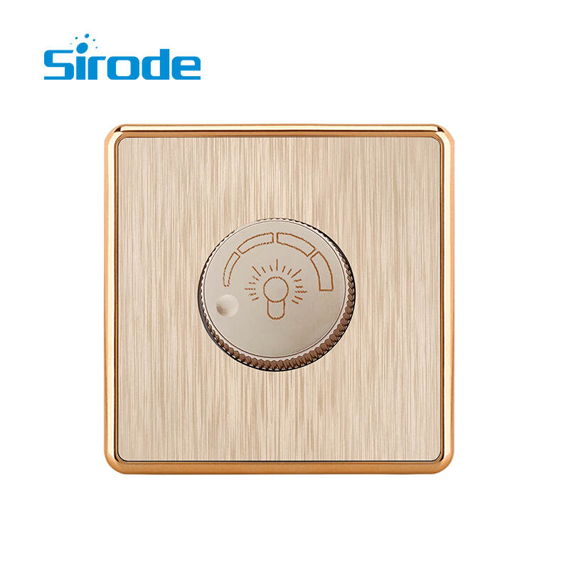 British Standard T3 Series Modern Luxury Design Dimmer switch Electrical Wall Light Switches For Home