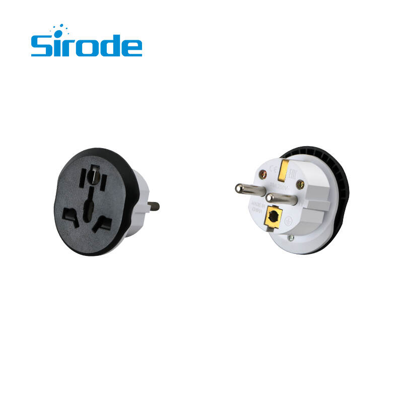 Sirode Google Most Popular High Quality EU Standard Function Adapter Socket Plug  for Home