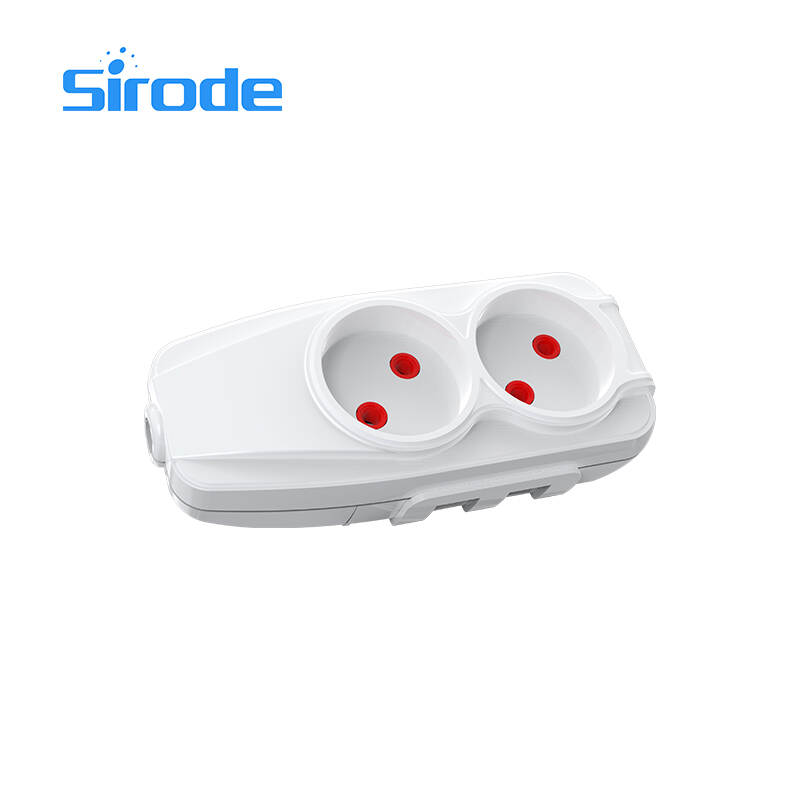 Sirode Google Most Popular High Quality 2 Gang Extension Socket for Home