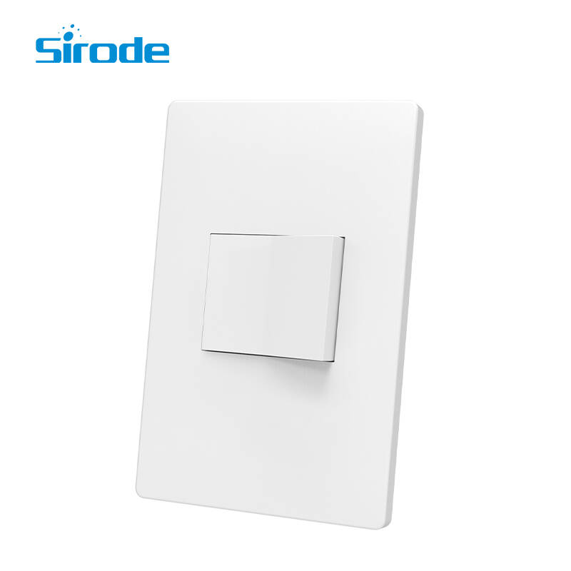American Standard A1 Series New Style Electrical 1 gang 1 way switch (Middle button) Wall Light Switches  For Home