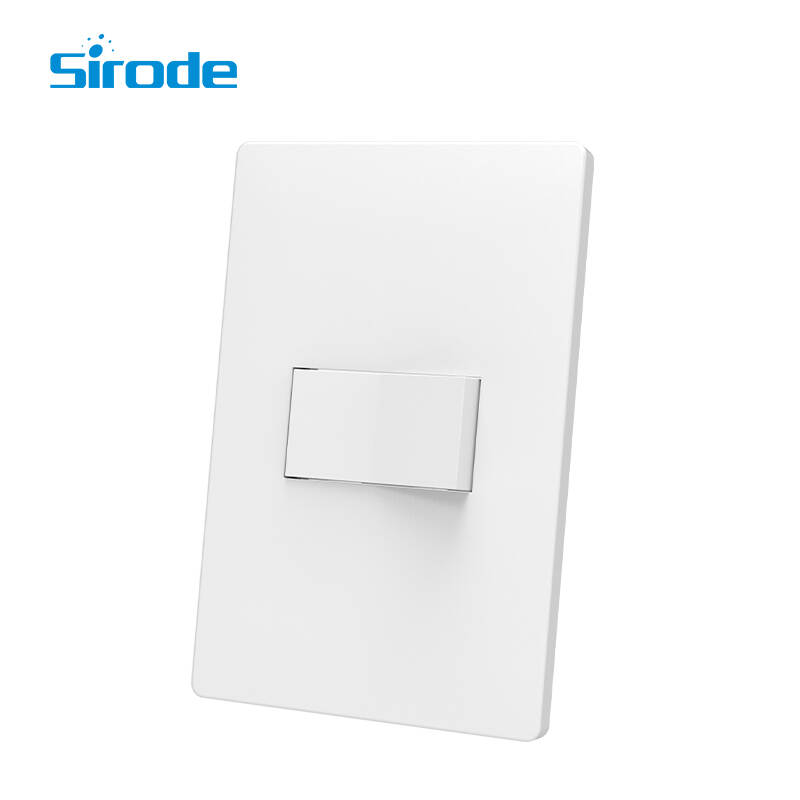 American Standard A1 Series New Style Electrical 1 gang 1 way switch (Small button) Wall Light Switches  For Home