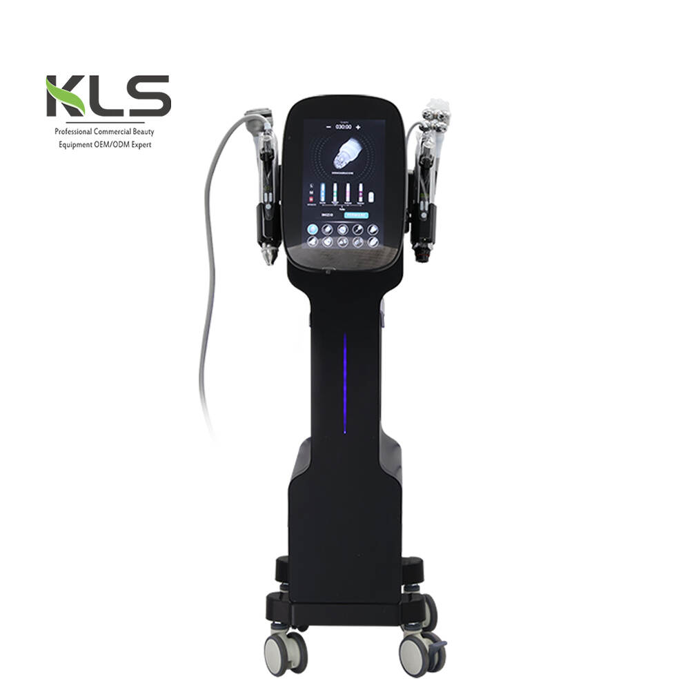 Salon 9 In 1 Hydra Facial Machine Anti Aging Skin Tighten Deep Cleansing Hydrodermabrasion Beauty Facial Spa Machine