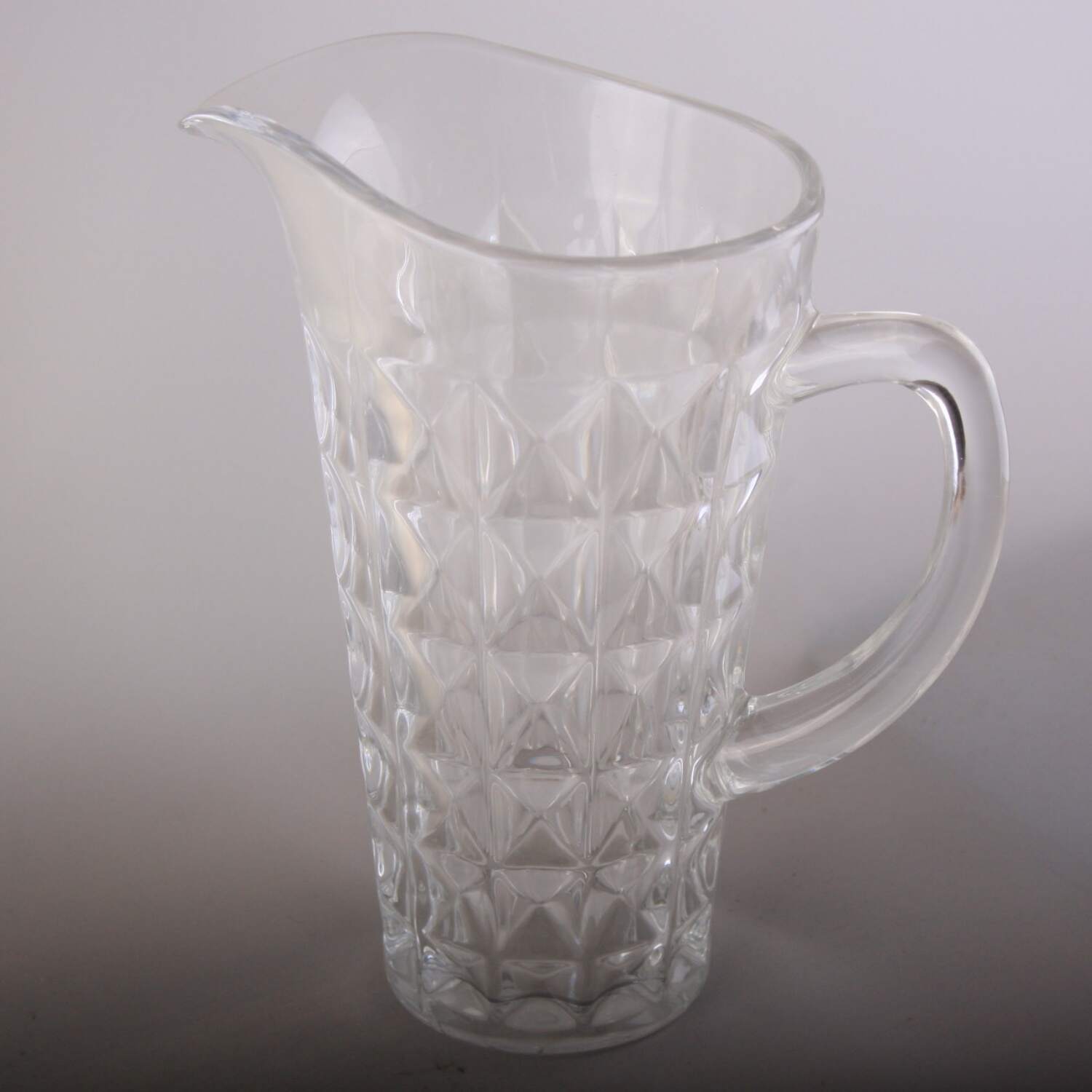 Home with handle glass cold water kettle water cup set diamond retro crystal tea cup water set milk cup beer cup
