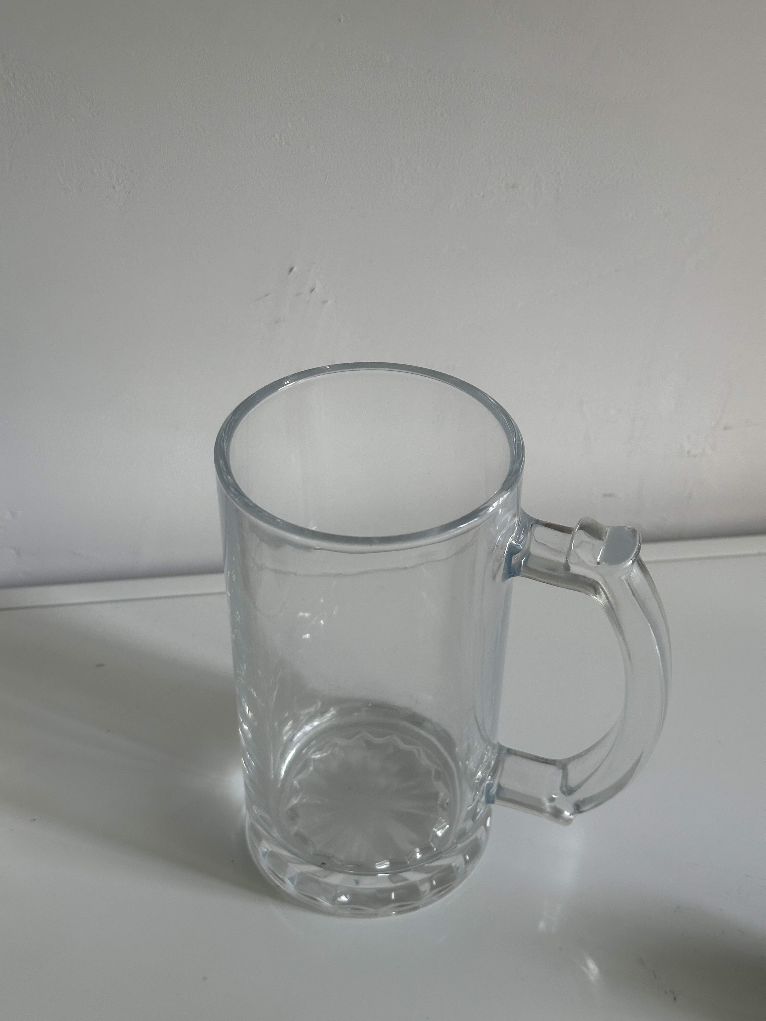 Beer mug light luxury high-grade glass drinking water cup with handle commercial draft beer mug home large capacity